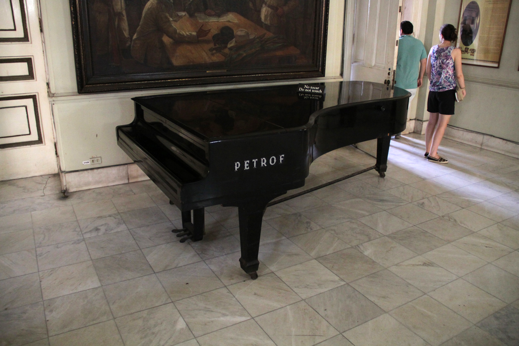 Petrof piano in the Museum of the Revolution, Cuba